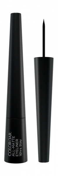 Colorbar All-Matte Eyeliner Жидкая подводка с матовым эффектом | 1 Matte black