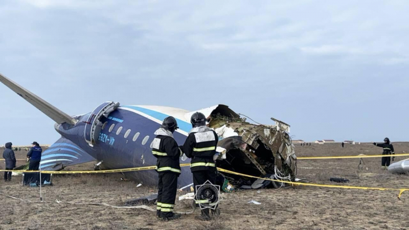 Результаты экспертизы по крушению AZAL около Актау скоро могут объявить