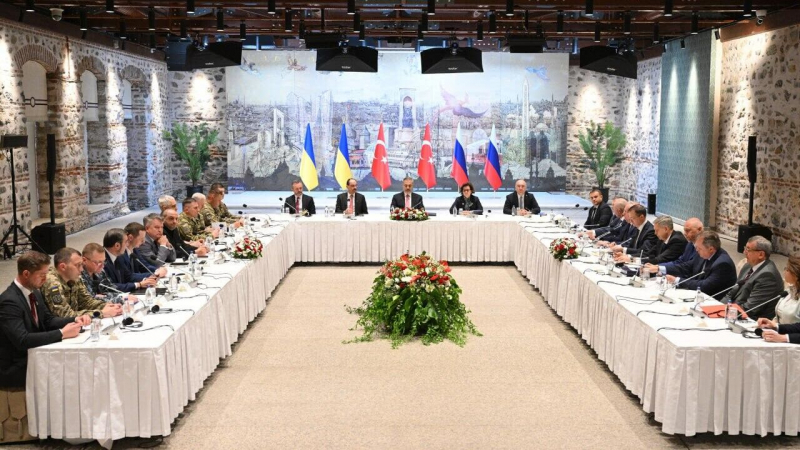"Россия 1": Турция молча присутствовала на переговорах России и Украины