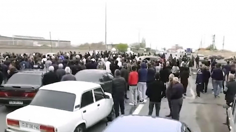 В Армении протестующие перекрыли ключевую автотрассу