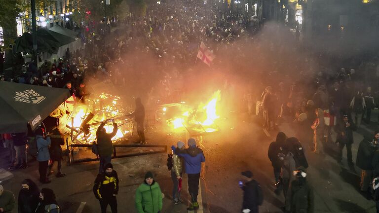 В Тбилиси за время протестов пострадали более 110 сотрудников МВД